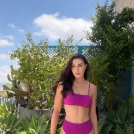 Biquíni Top Faixa Hot Pant Mônaco Purple